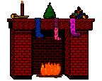 cheminée de noel