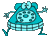 telephone bleu